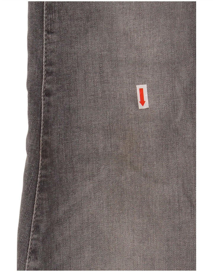 JACK & JONES Vaqueros ajustados para hombre W28 L30 Gris Algodón