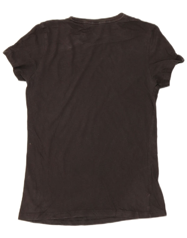 Puma Mujer Camiseta Top UK 10 Small Negro