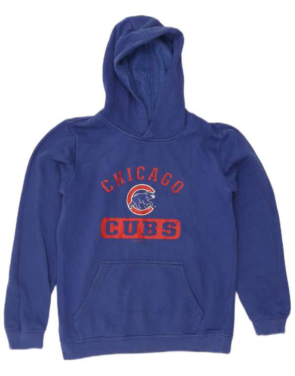 Genuine Merchandise Boys Chicago Cubs Hoodie Jumper 13-14 Years XL Blue