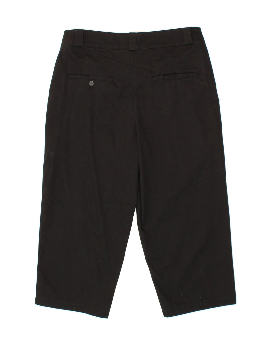 VOLCOM Womens Straight Capri Trousers W28 L21 Black Cotton Vintage Volcom and Second-Hand Volcom from Messina Hembry 