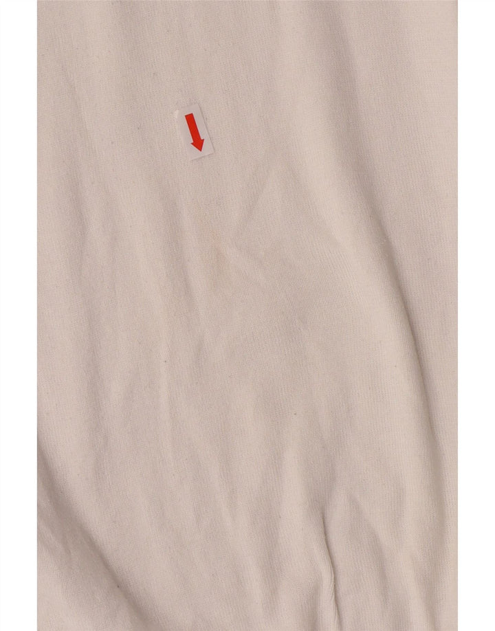 POLO RALPH LAUREN Jersey con cuello en V para hombre XL Algodón blanco