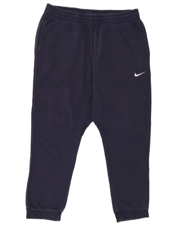 Nike Hombre Pantalones De Chándal Joggers XL Azul Marino Algodón