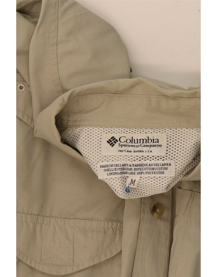 Camisa Columbia Hombre Algodón Caqui Medio