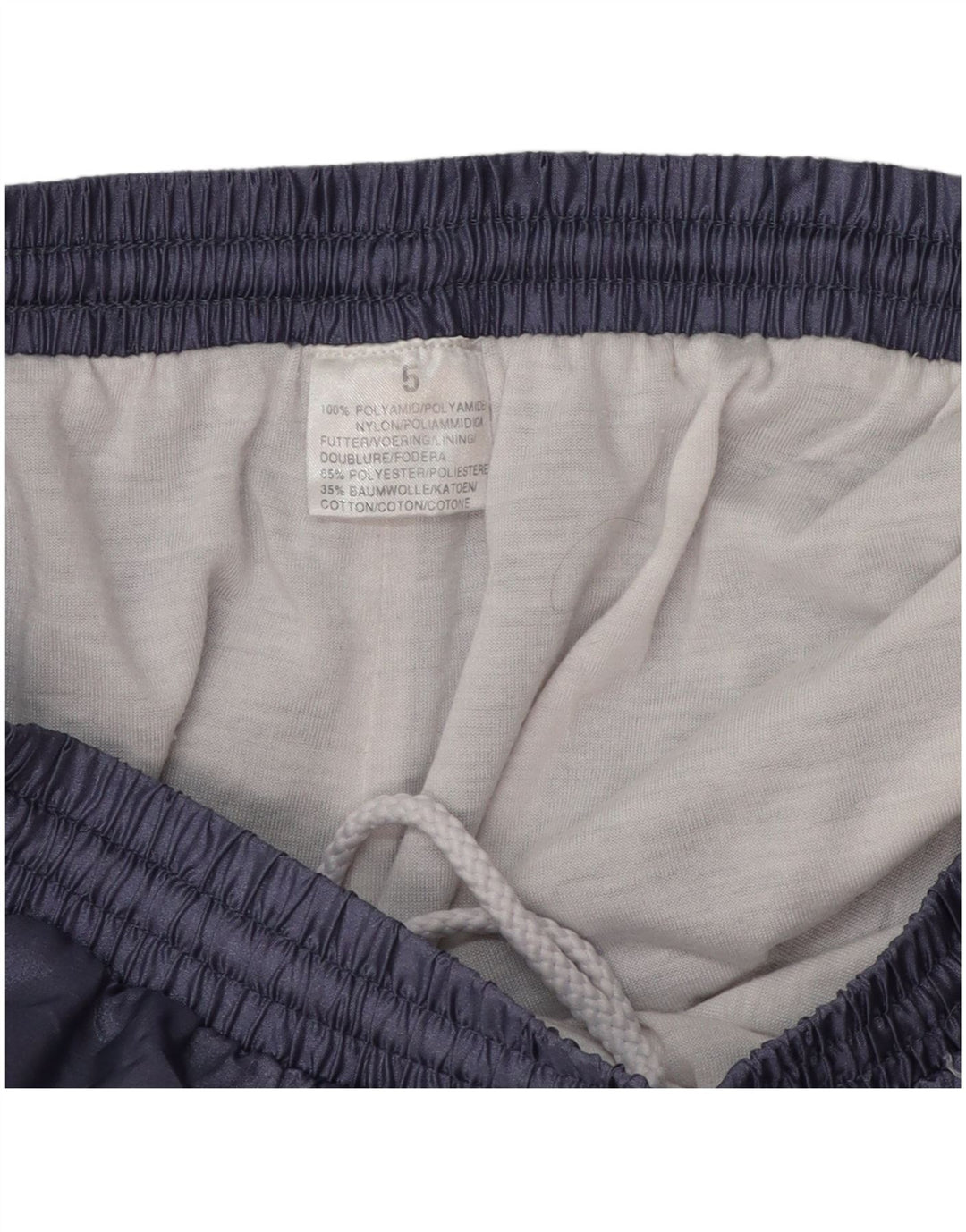 Vintage Hombre Chándal Pantalones Joggers Medio Púrpura Poliamida