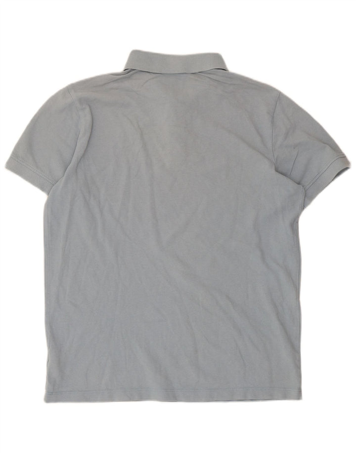 Polo Kappa Hombre Grande Azul Algodón