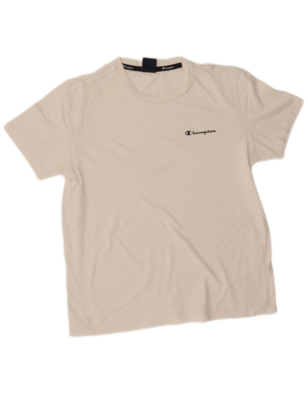 Champion Camiseta Hombre Top Medium Blanco Algodón
