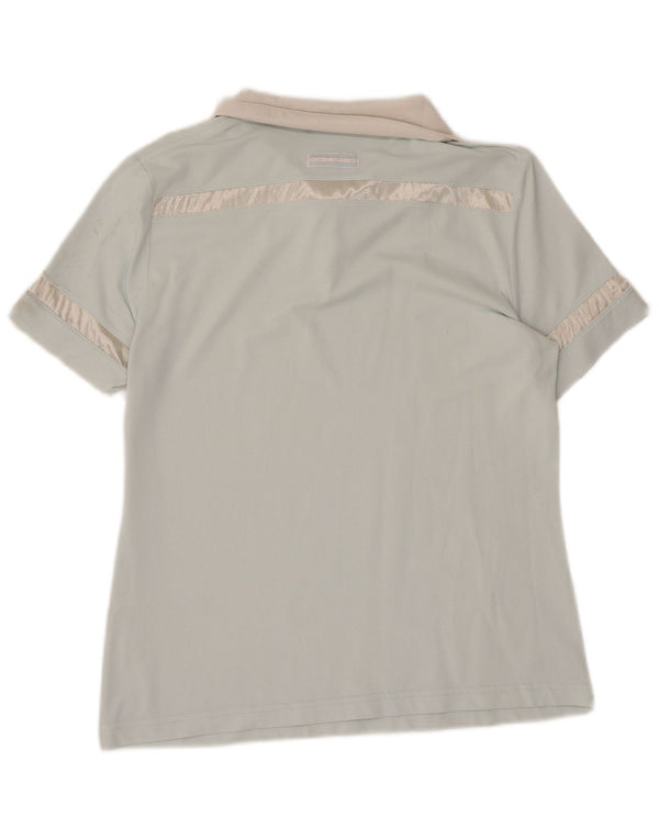 SERGIO TACCHINI Polo para mujer UK 44 Large Poliamida azul