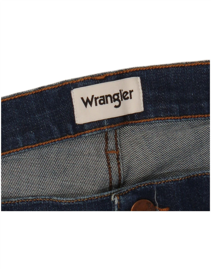 Vaqueros Wrangler Hombre Rectos W47 L28 Azul Marino