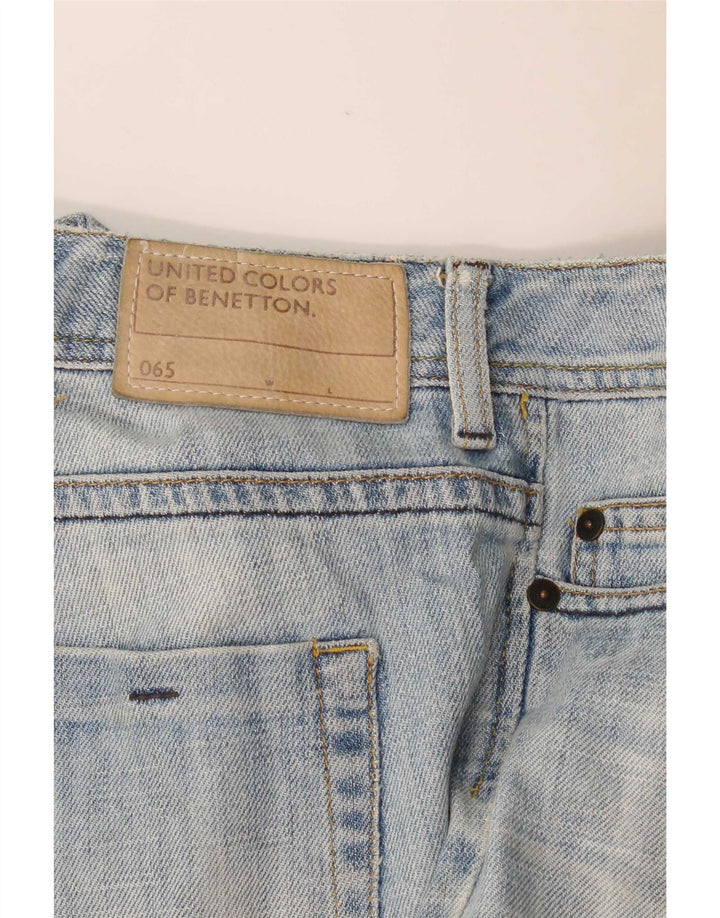 Vaqueros Bootcut Mujer Benetton W30 L33 Azul