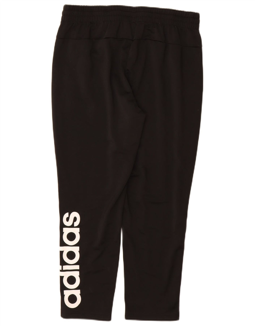 ADIDAS Mujer Graphic Chándal Pantalones UK 16/18 Grande Negro Poliéster