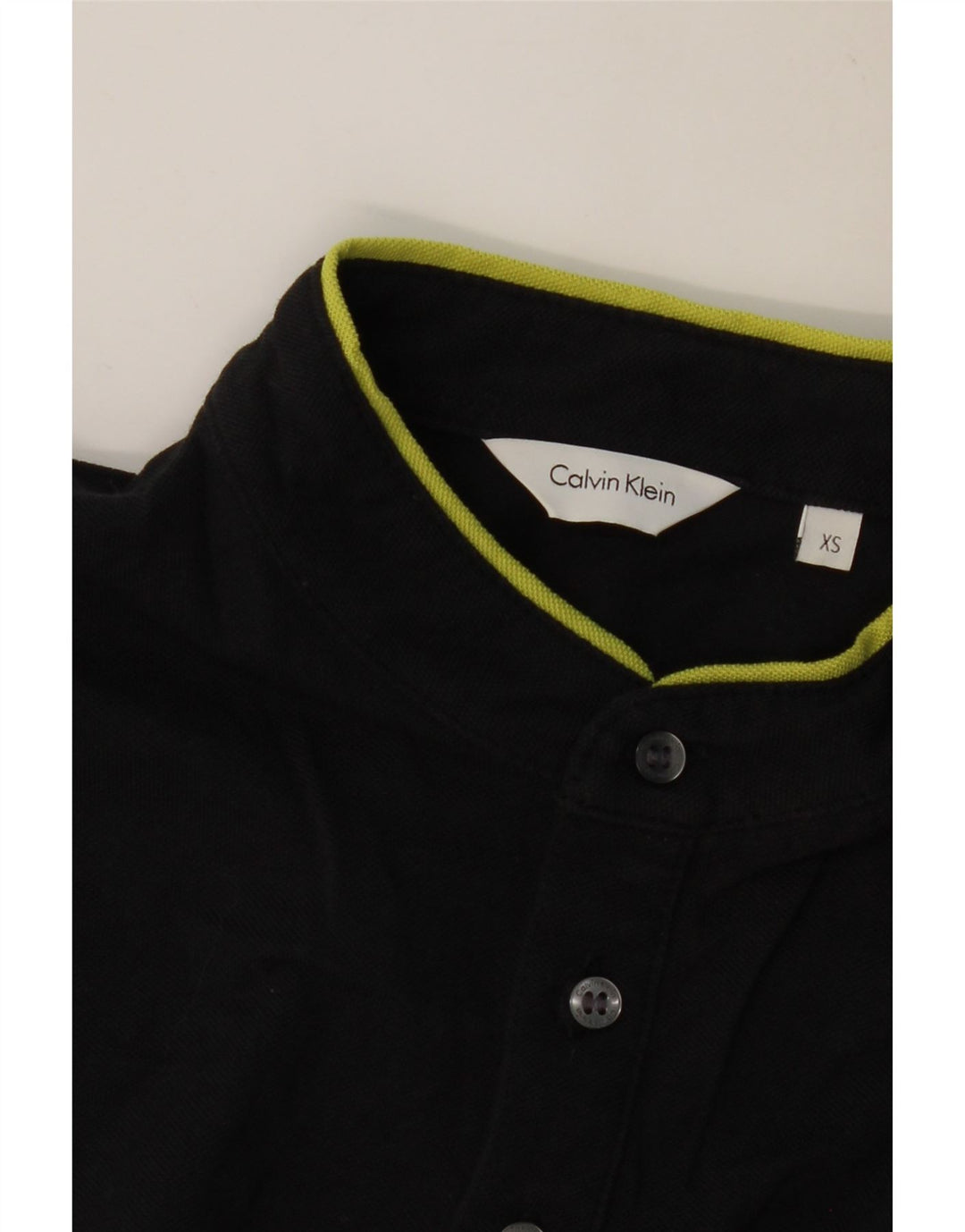 Polo CALVIN KLEIN Hombre XS Negro