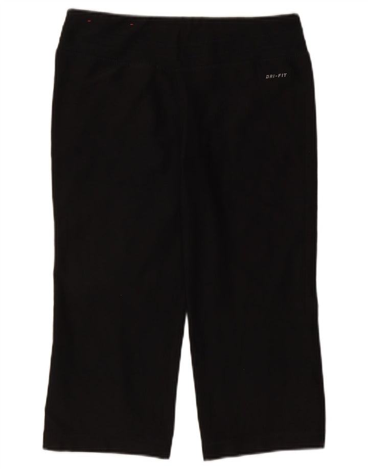 Nike - Leggings capri Dri Fit para mujer, talla 8/10, poliéster negro pequeño