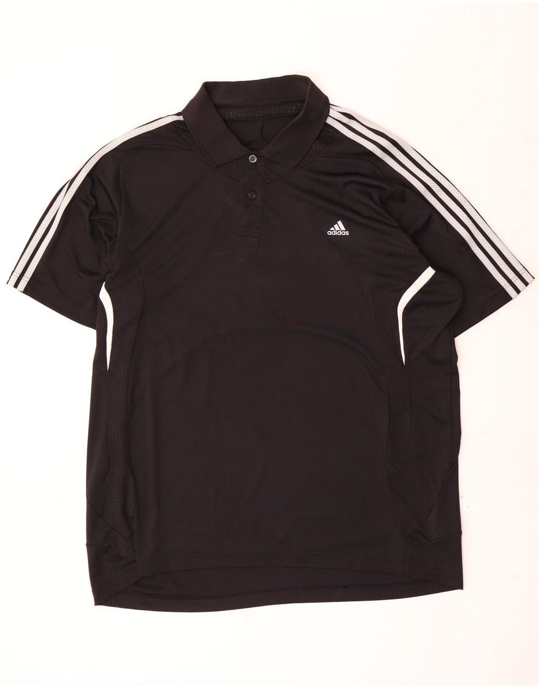 Adidas Mens Clima 365 Polo Shirt 2XL Negro Colorblock Poliéster