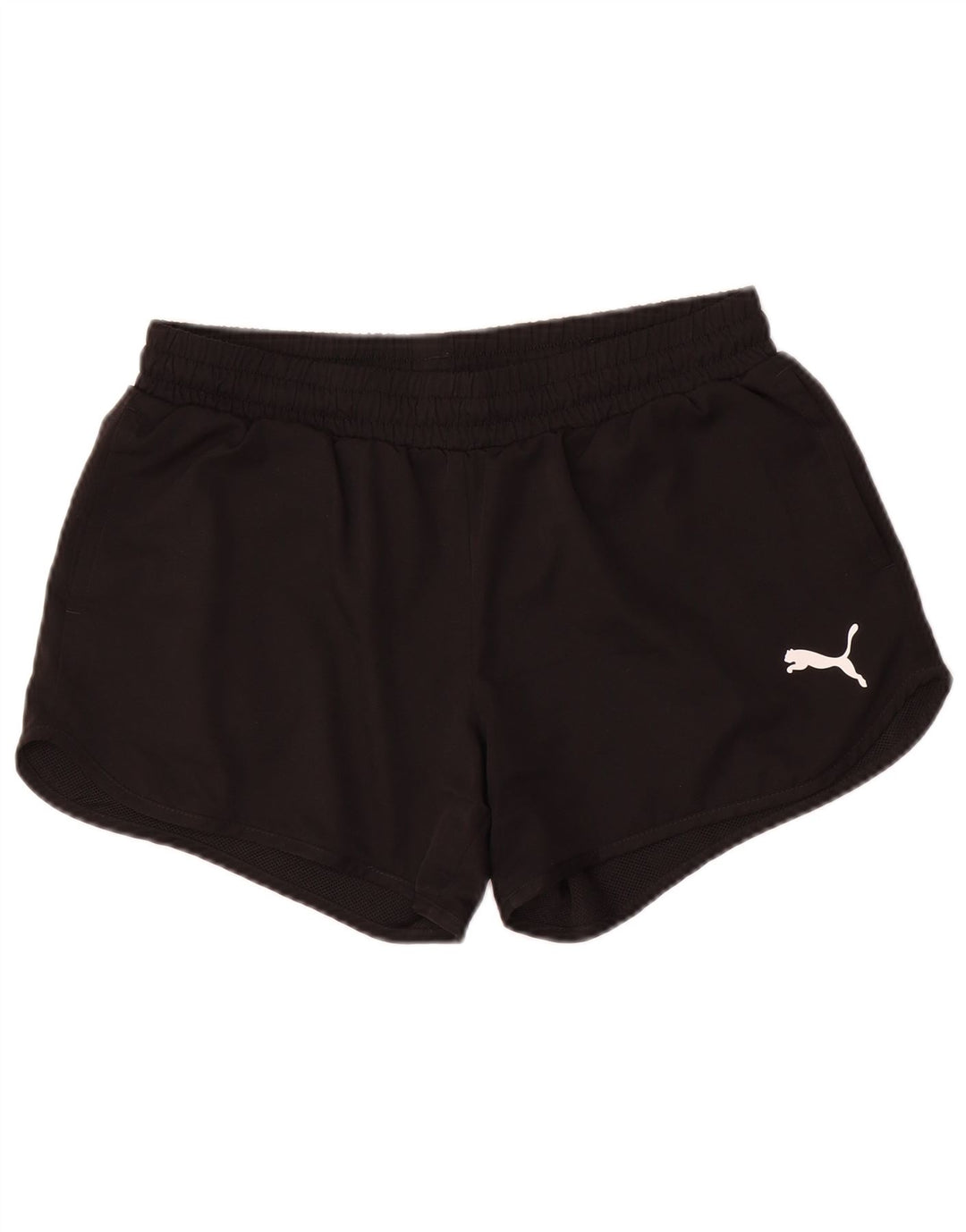 Puma - Pantalones cortos deportivos para mujer, talla 40, talla M, color negro