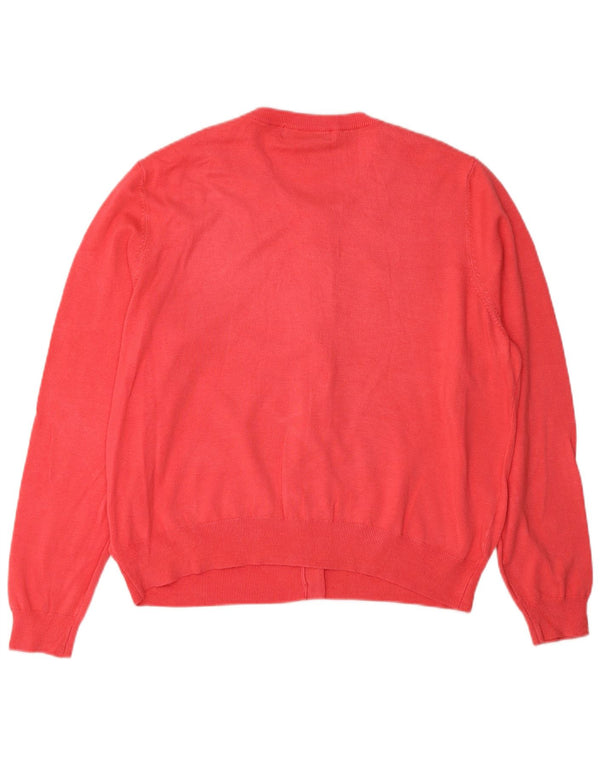 Marks & Spencer Suéter tipo cárdigan para mujer UK 20 2XL Viscosa rosa