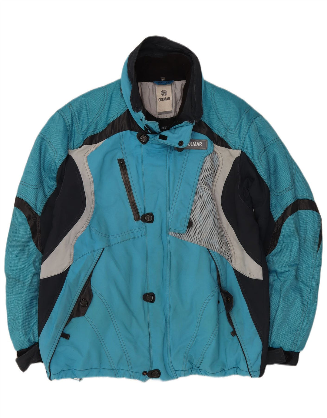 Colmar Chaqueta de esquí para hombre EU 54 Large Azul Colorblock