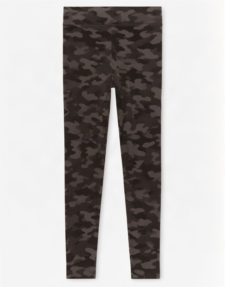 Marks & Spencer Leggings para mujer UK 40 Viscosa de camuflaje gris medio