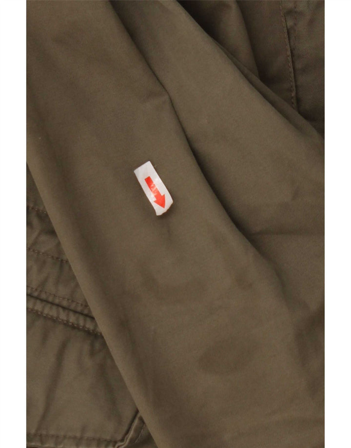 Marks & Spencer Chaqueta utilitaria para mujer UK 44 2XL Algodón caqui