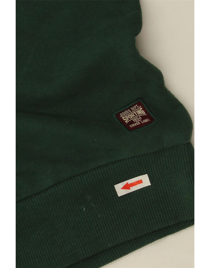 Superdry Sudadera Con Estampado De Hombre, Jersey De Algodón Verde Grande
