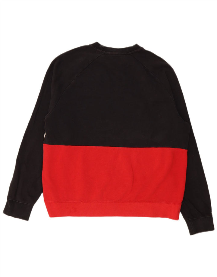 Nike Sudadera con estampado gráfico tipo jersey de algodón multicolor con bloques de color mediano
