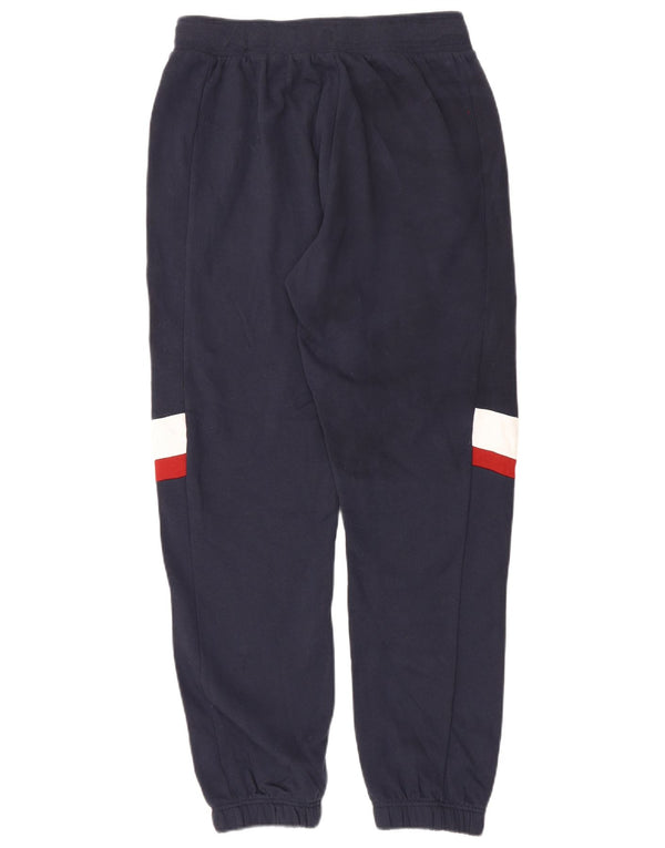Fila Hombre Pantalones De Chándal Joggers Large Azul Marino Colorblock Algodón