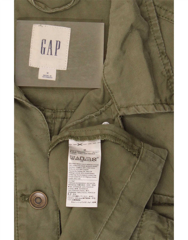 Camisa utilitaria Gap para mujer UK 44 Medium Khaki Tencel