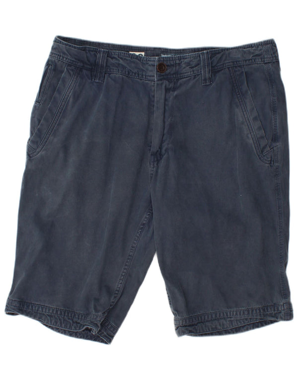 Pantalones cortos chinos para hombre Fat Face W36 Large Azul marino Algodón