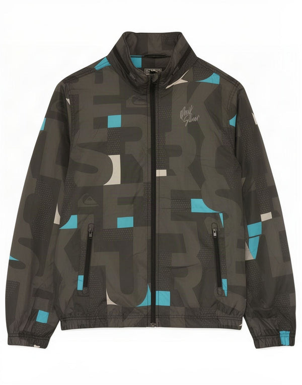 Quiksilver Chaqueta impermeable con capucha para niños 13-14 años Poliéster caqui