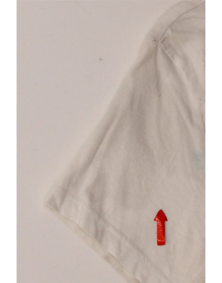 Levi's Mujer Camiseta Gráfica Top Pequeño Blanco