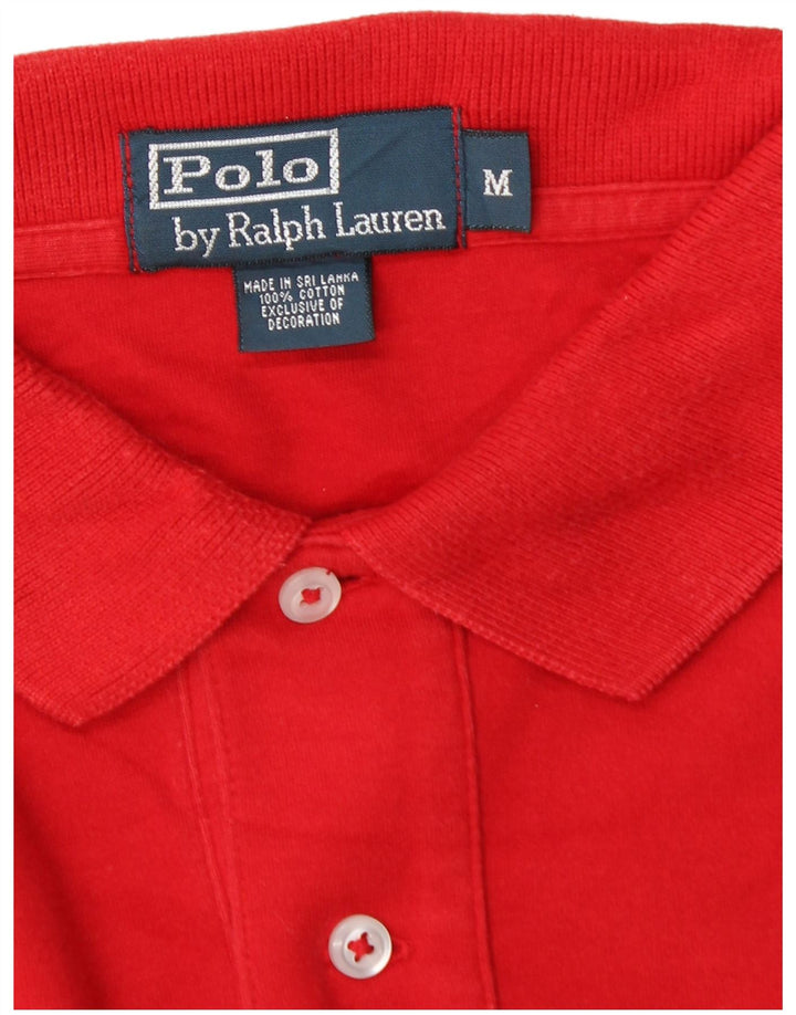 Polo Ralph Lauren Polo para hombre de algodón rojo mediano