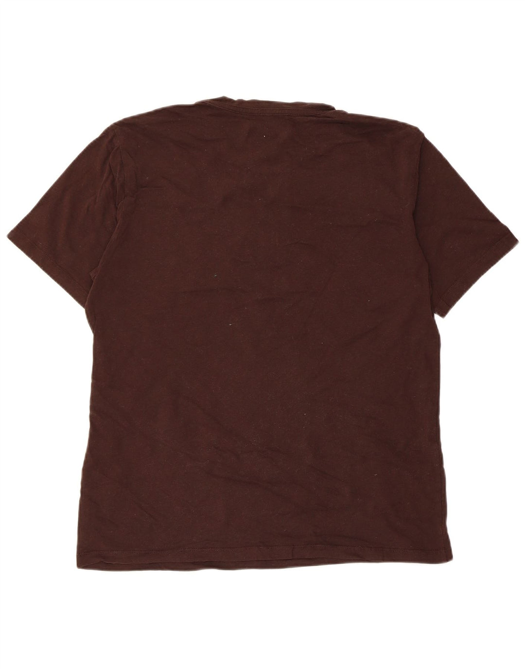 All Saints - Camiseta de corte regular para hombre, talla grande, algodón marrón