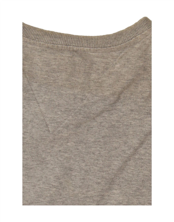 GUESS Womens Graphic Sweatshirt Jumper UK 14 Medium Grey Cotton Vintage Guess and Second-Hand Guess from Messina Hembry 