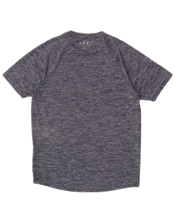 Camiseta Under Armour Hombre Top Small Azul Marino Moteado