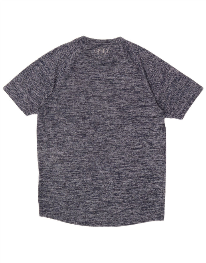 Camiseta Under Armour Hombre Top Small Azul Marino Moteado
