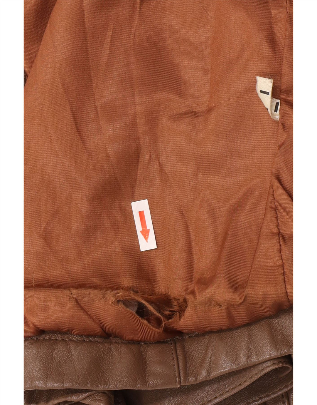 Vintage hombres chaqueta de cuero Reino Unido 40 marrón grande