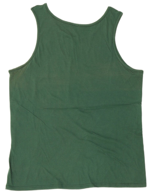 Kappa Hombre Chaleco Top XL Verde