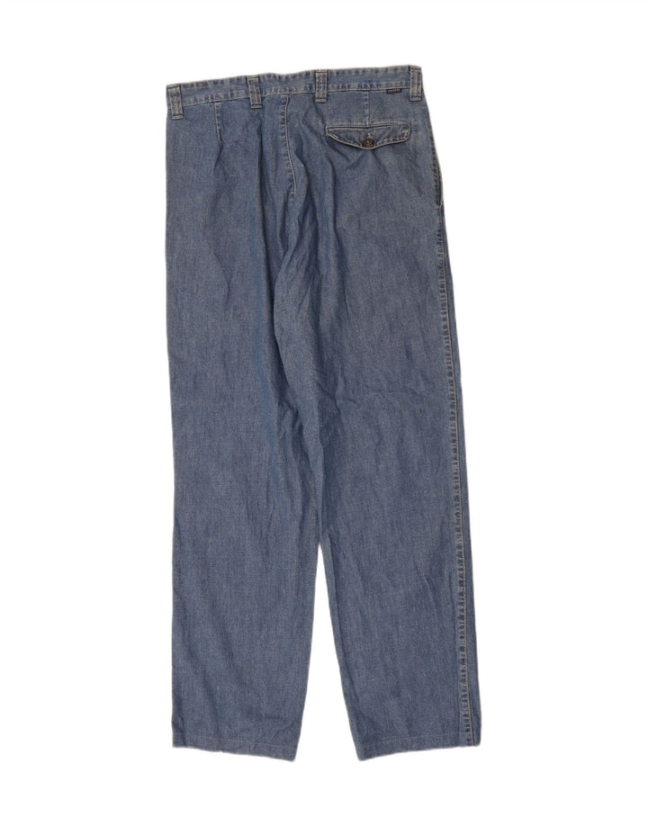 Vaqueros Rectos Vintage Mujer W33 L34 Azul