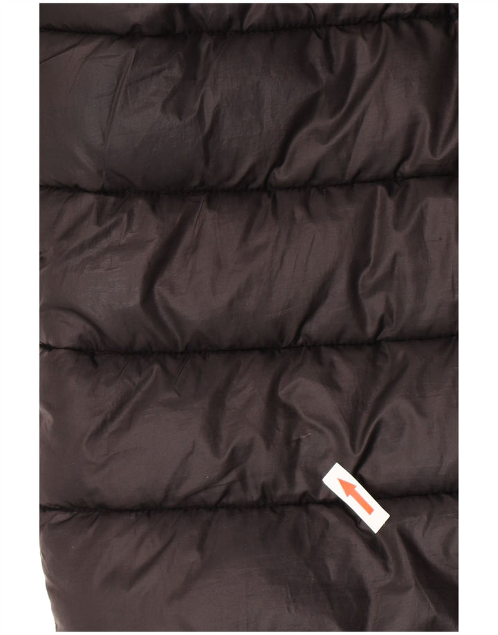 Champion Chaqueta acolchada con capucha para niño 11-12 años Negro Poliéster