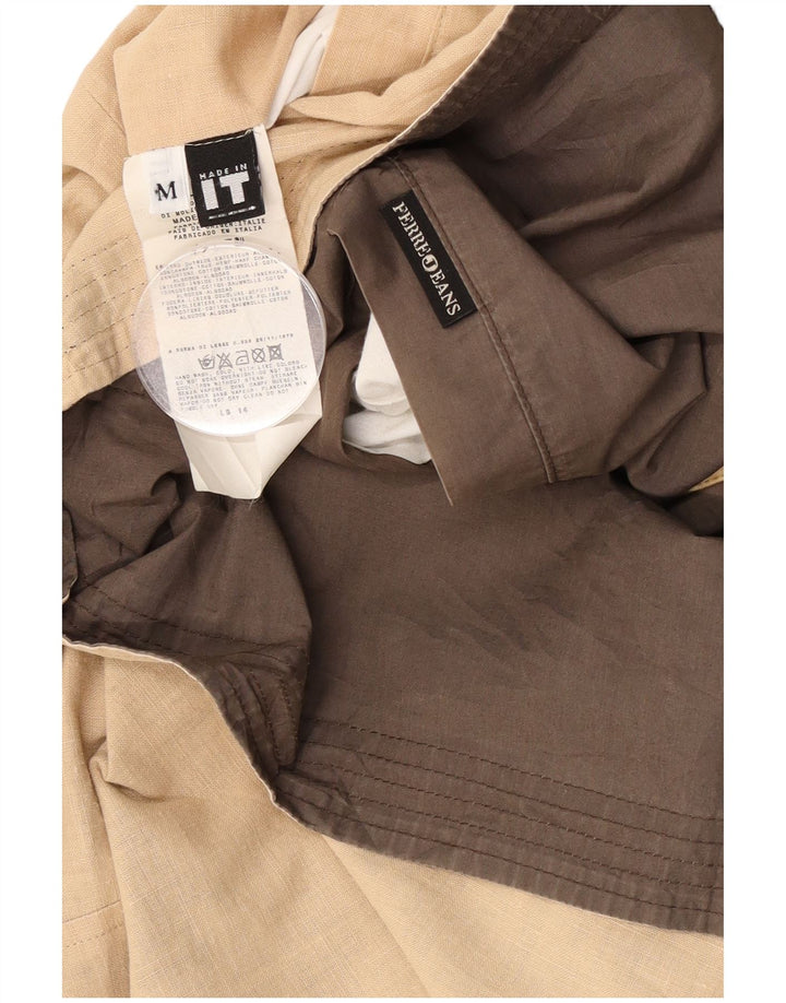 Ferre Chaqueta reversible para hombre UK 38 Algodón beige medio