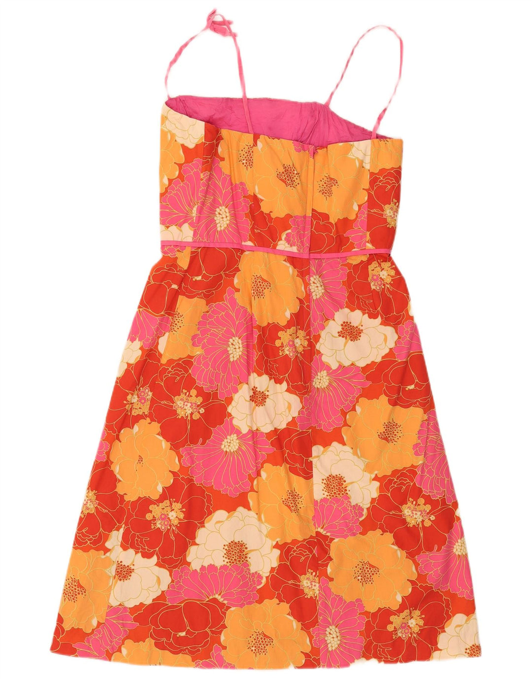 Kathlin Argiro Vestido de línea A para mujer US 12 grande multicolor floral