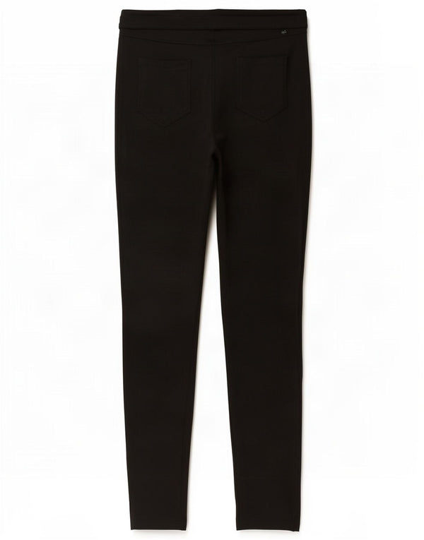 Marks & Spencer Pantalones chinos ajustados para mujer UK 14 Medium W30 L29 Negro