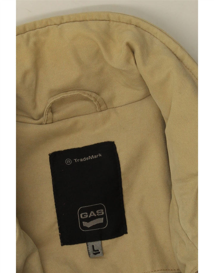 Chaqueta utilitaria para hombre Gas UK 40 Grande Algodón beige