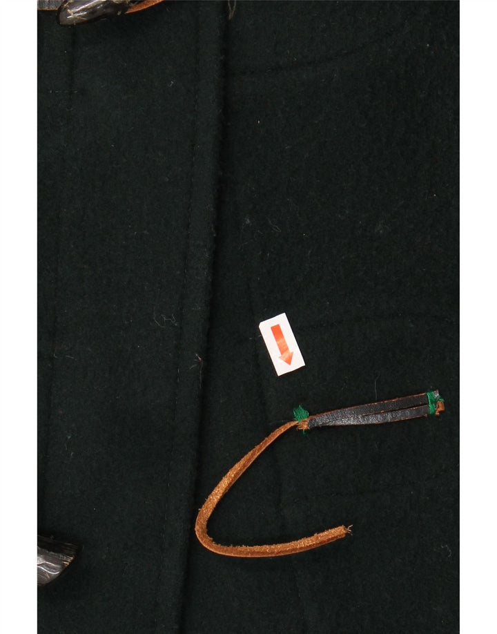 VINTAGE Mujer Duffle Coat Reino Unido 18 XL Verde