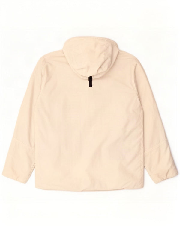 Murphy & Nye Mens Hooded Windbreaker Jacket UK 40 Large Off White Nylon