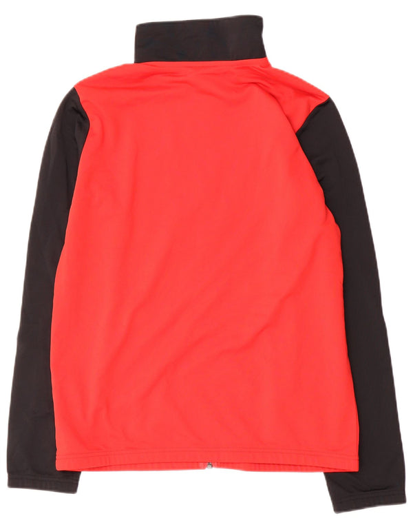 Nike Chaqueta de chándal para niños 13-14 años XL Rojo Colorblock Poliéster