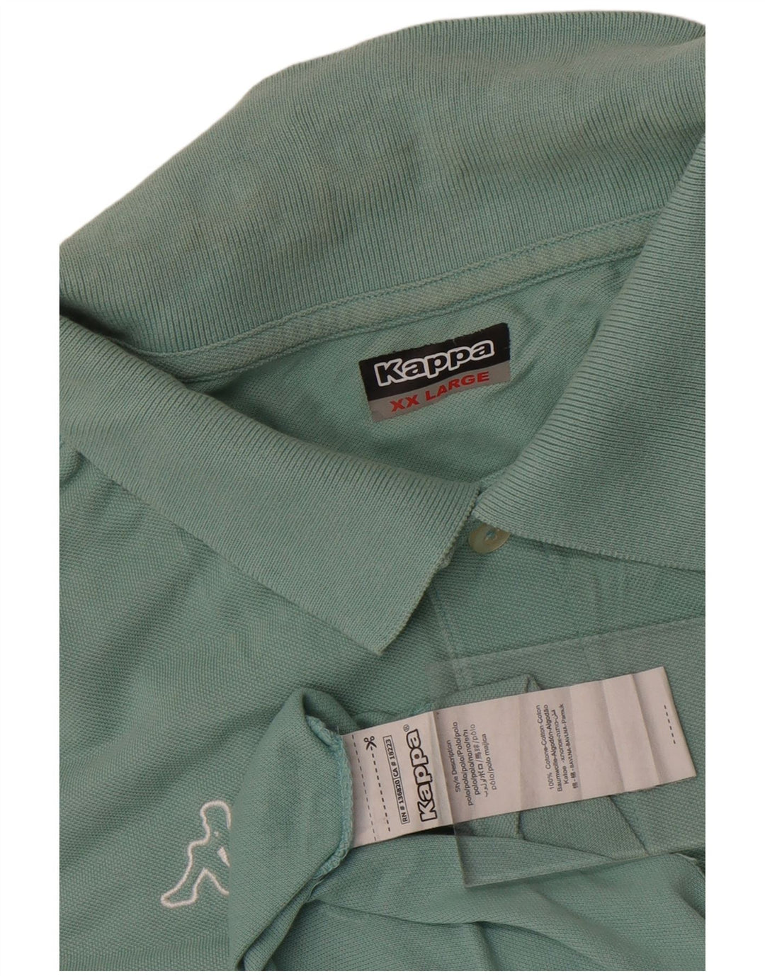 Kappa Polo Hombre 2XL Algodón Azul