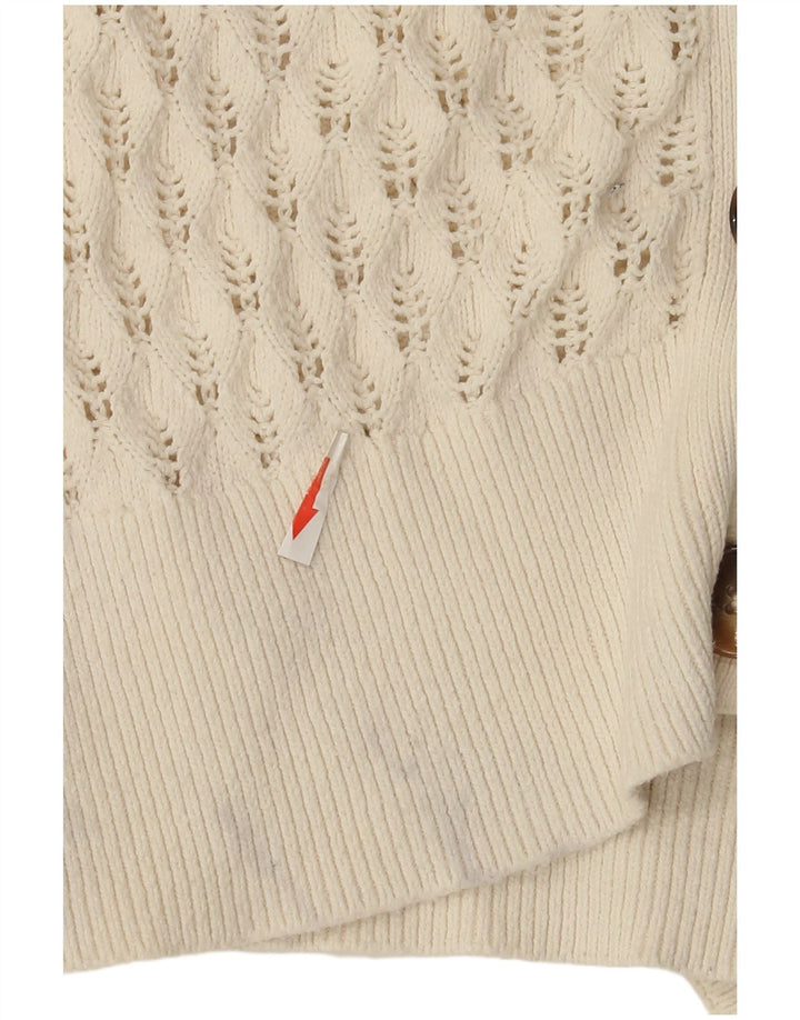 Marks & Spencer - Cárdigan para mujer, talla 40, talla grande, algodón blanco