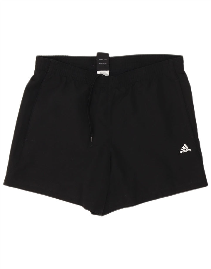 Adidas Mens Climalite Sport Shorts Medio Negro Poliéster