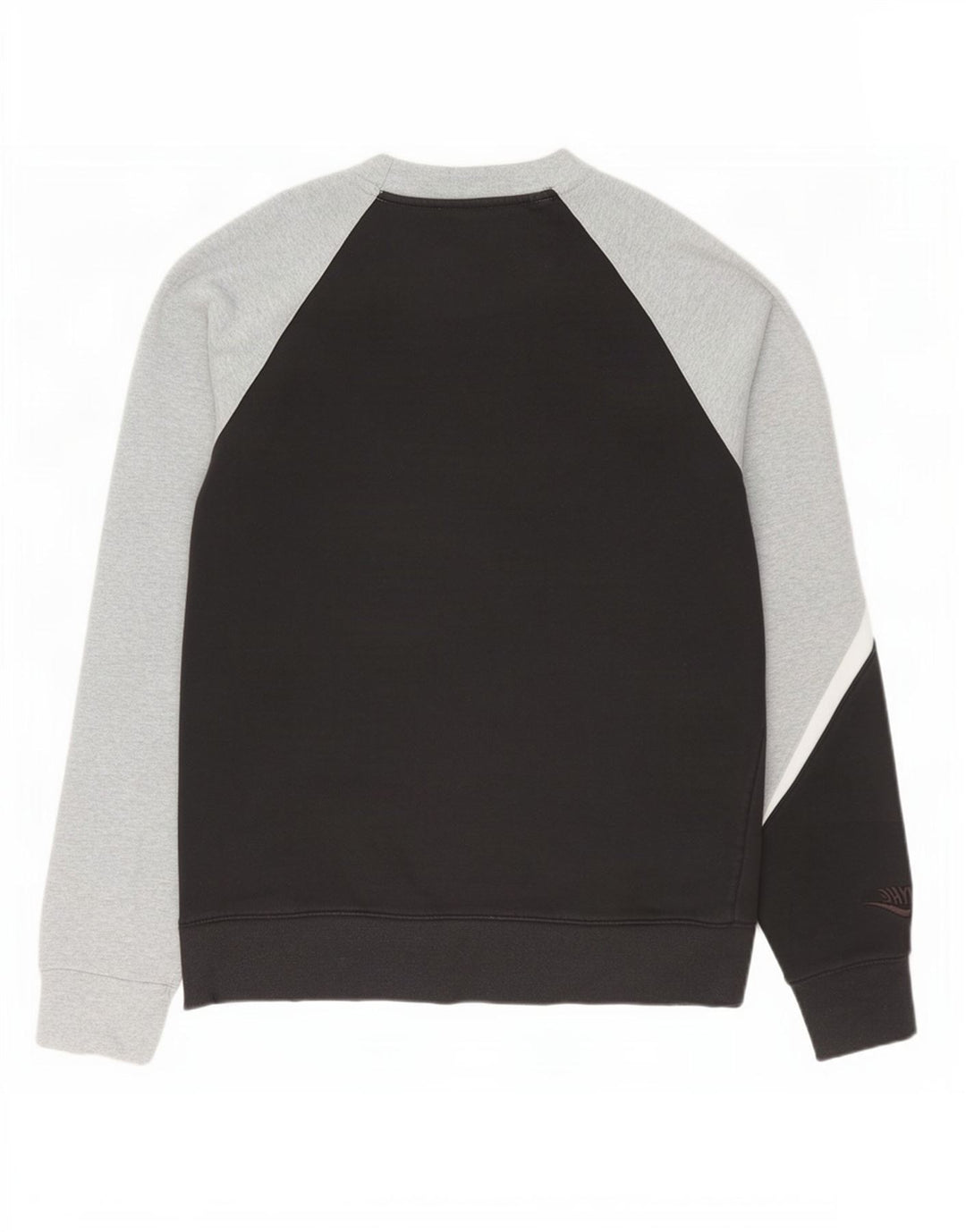 Nike Hombre Sudadera con gráfico tipo jersey de algodón color block en color negro mediano