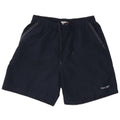 Reebok - Pantalones cortos deportivos para hombre, talla grande, poliéster, color azul marino